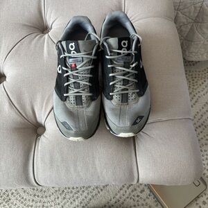 On Running Grey and Black Men’s Performance Sneakers